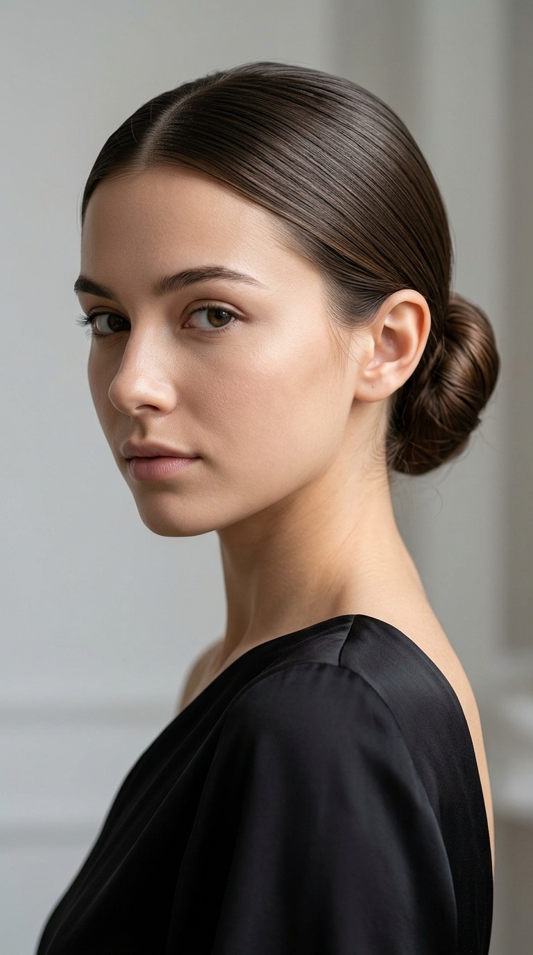 Sleek Low Bun