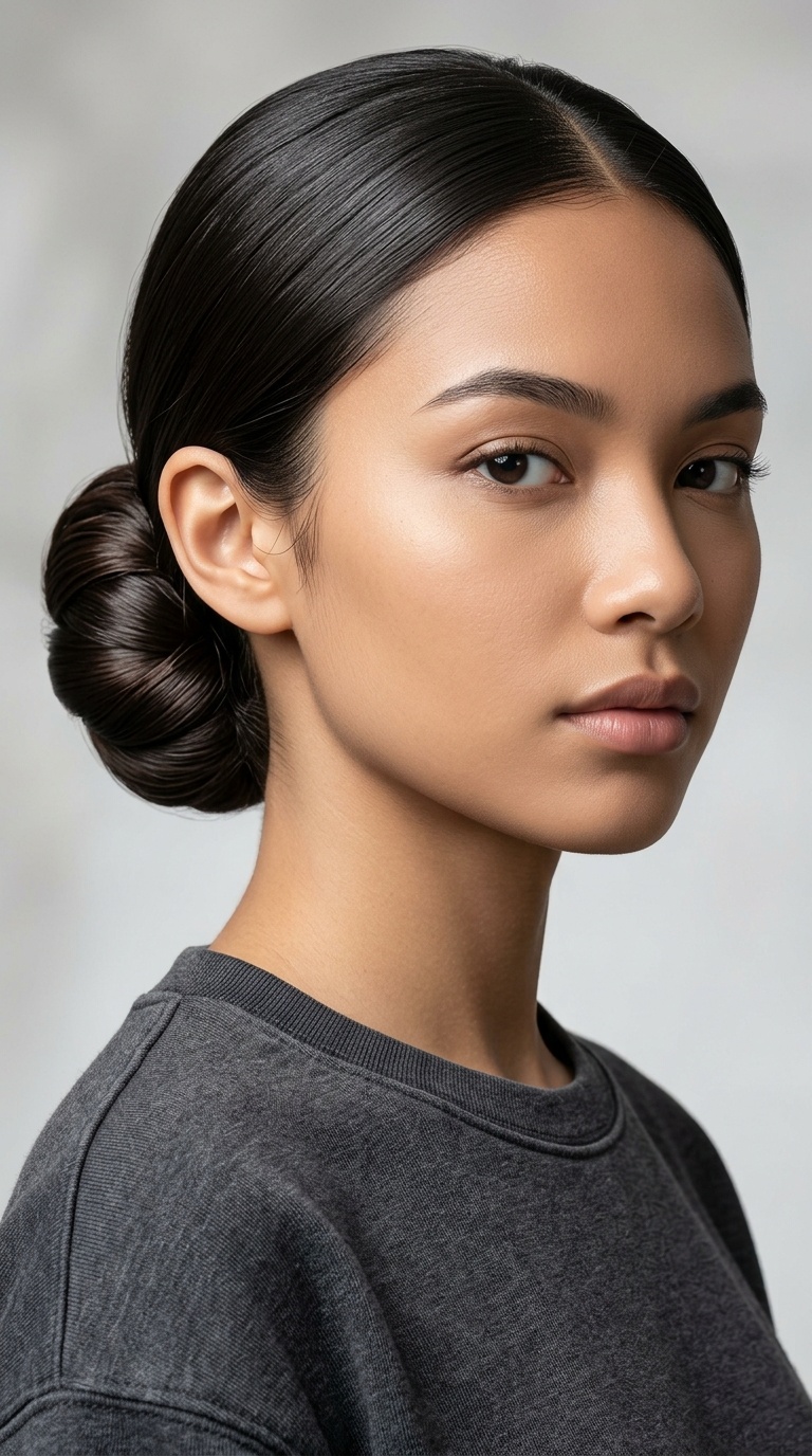 Sleek Low Bun