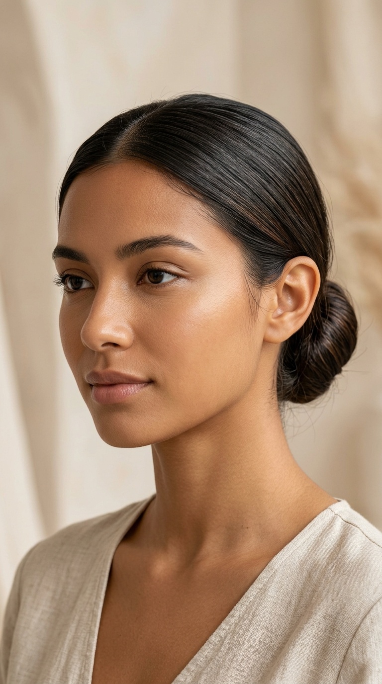 Sleek Low Bun