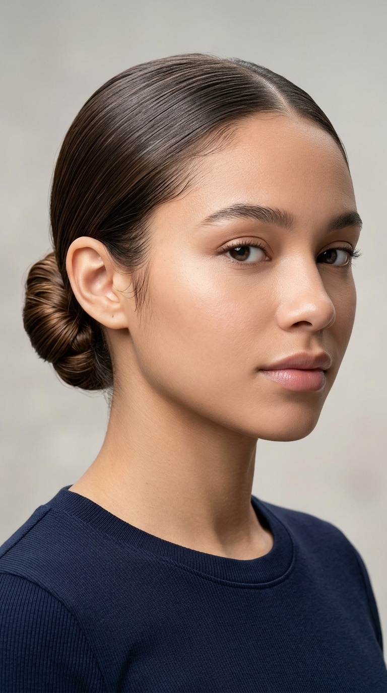 Sleek Low Bun