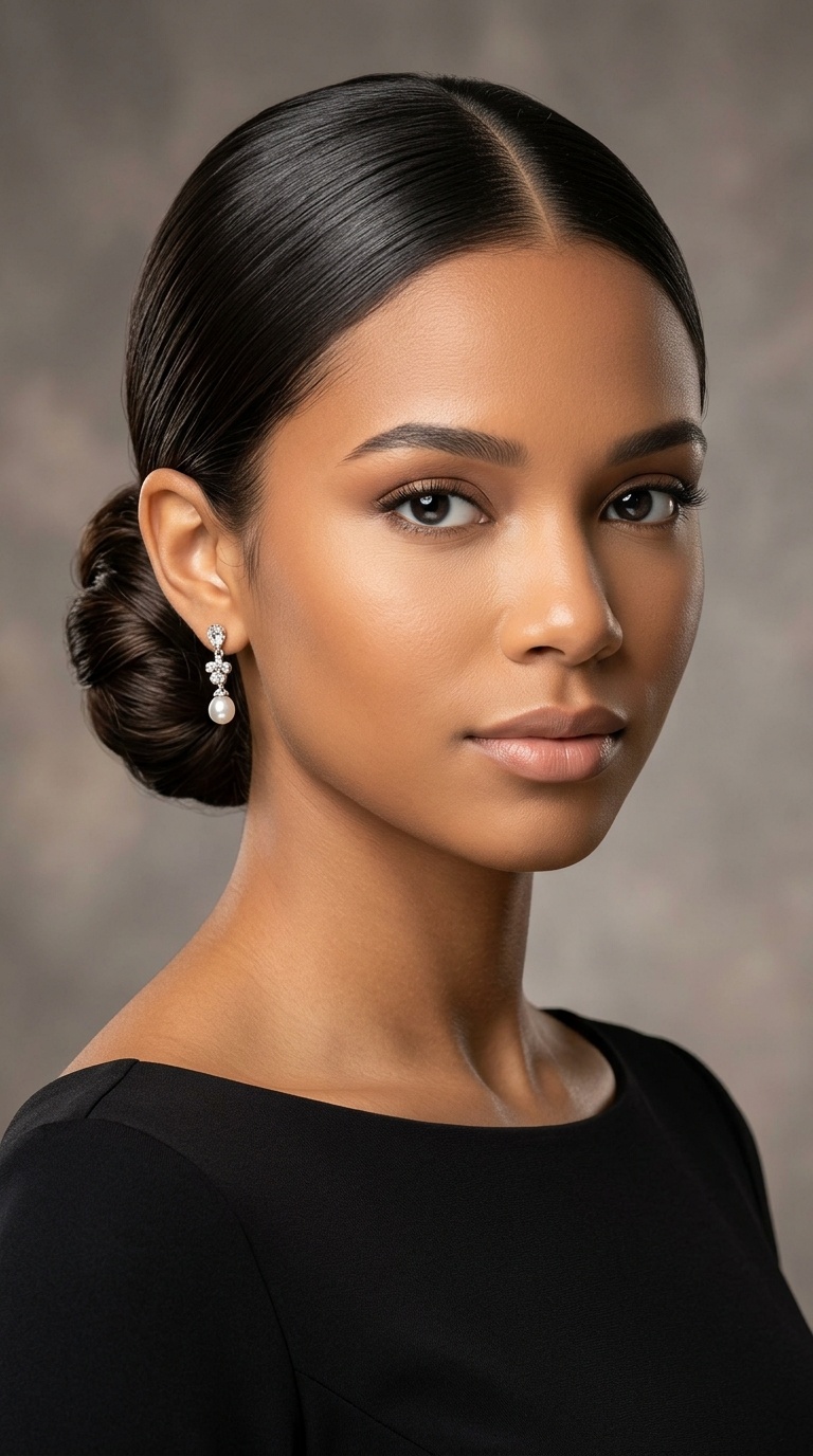 Sleek Low Bun