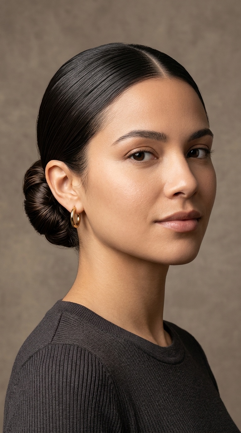 Sleek Low Bun