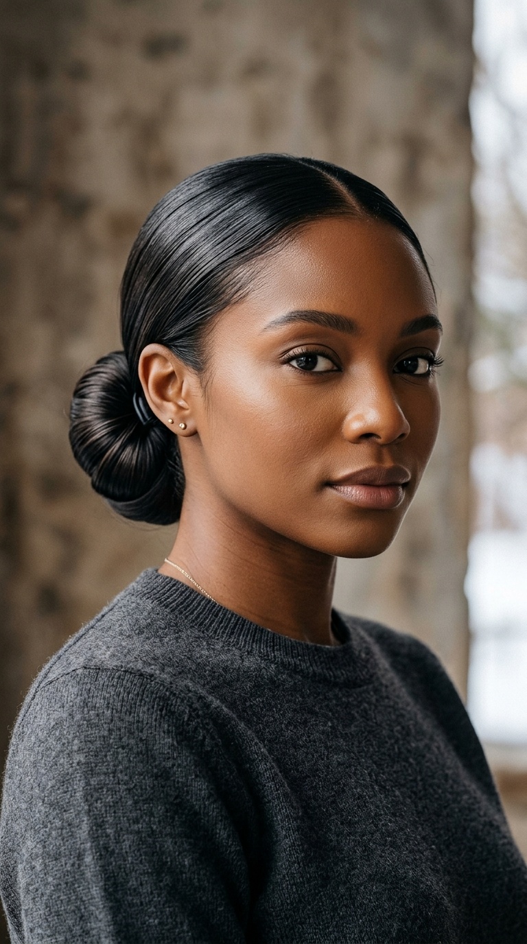 Sleek Low Bun