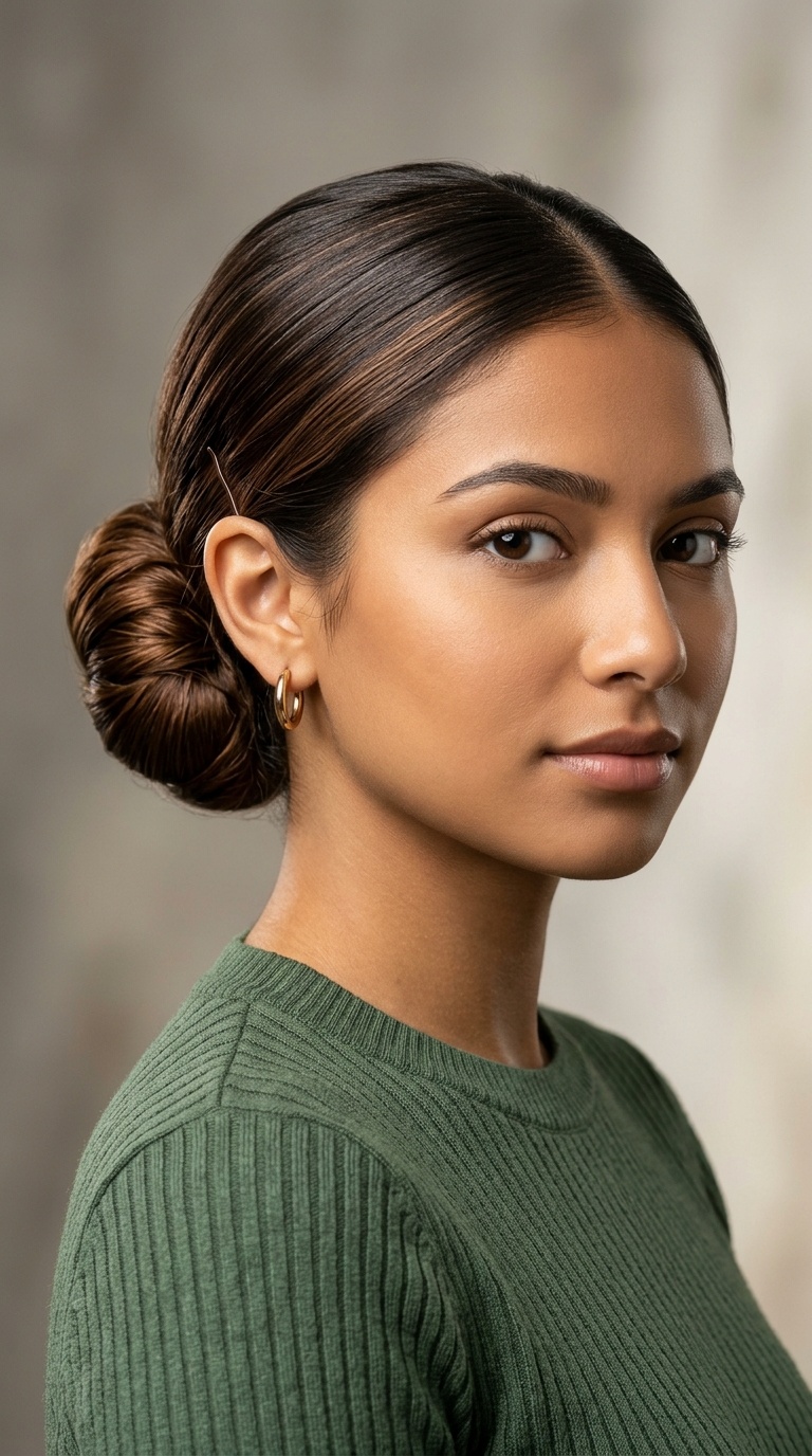 Sleek Low Bun