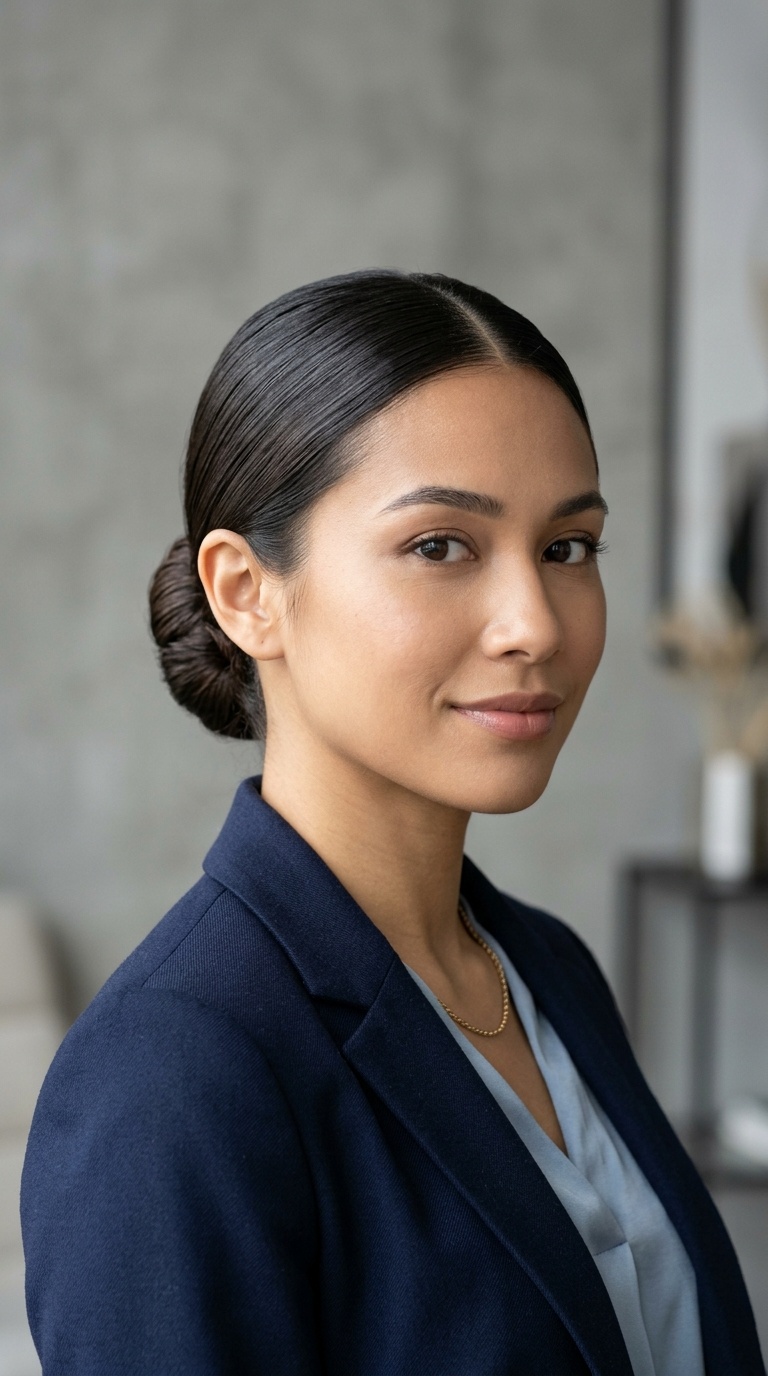 Sleek Low Bun