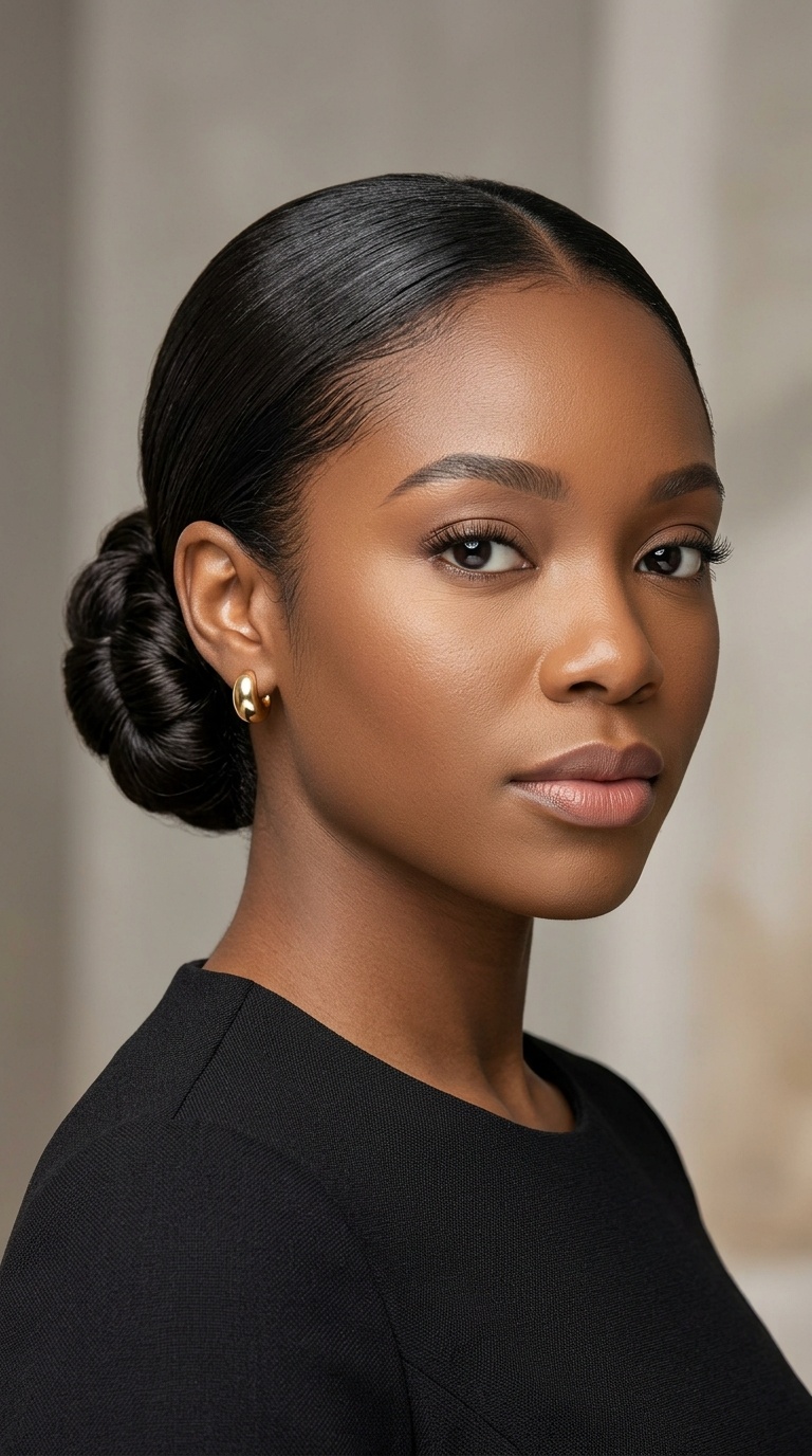 Sleek Low Bun