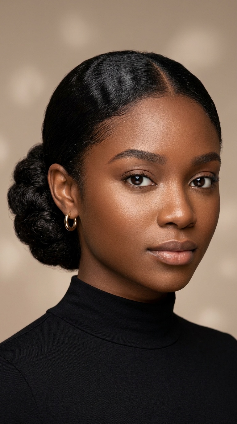 Sleek Low Chignon