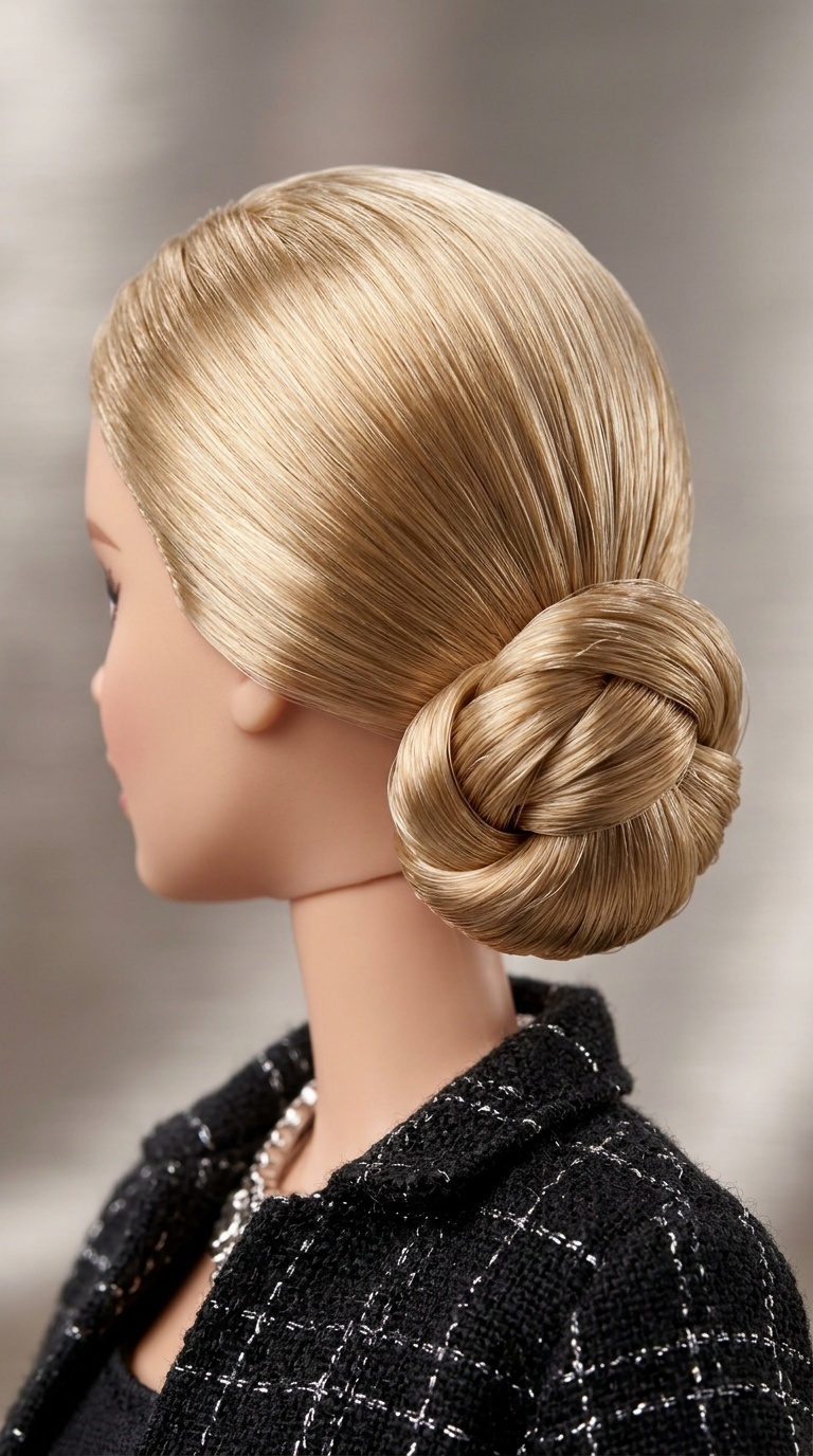 Sleek Low Chignon