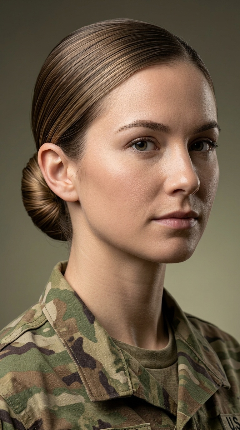 Sleek Low Ponytail