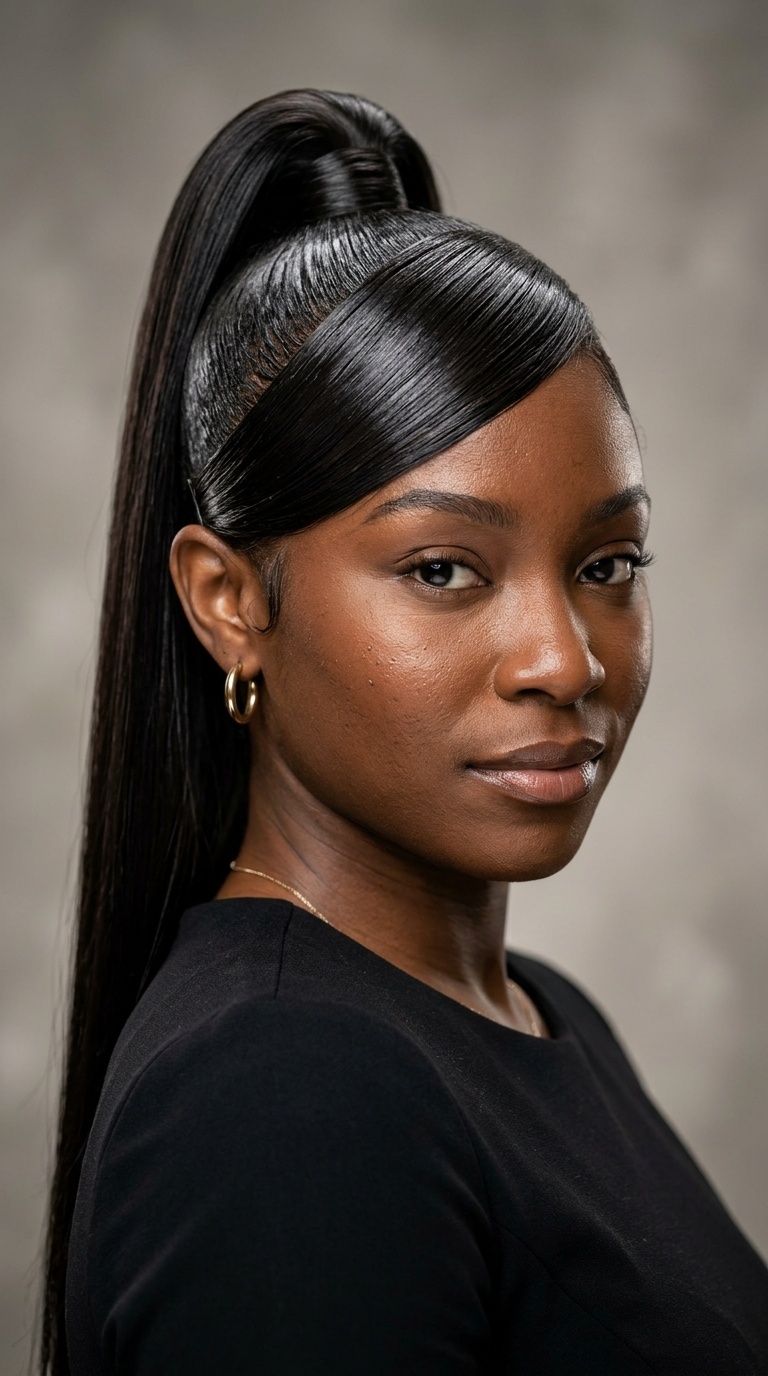 Sleek Ponytail with 