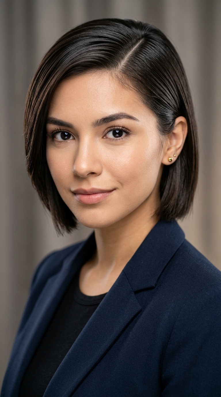 Sleek Side Part