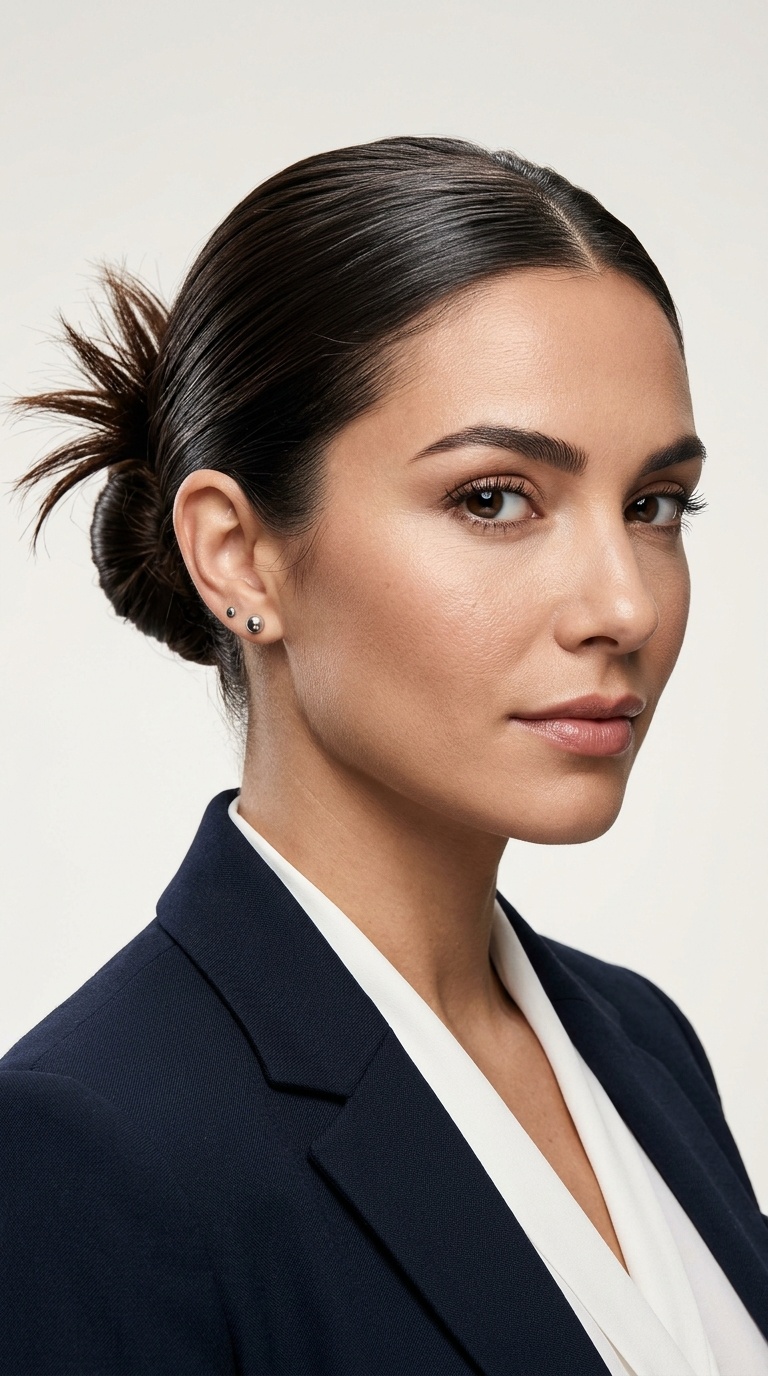Sleek Spiky Bun
