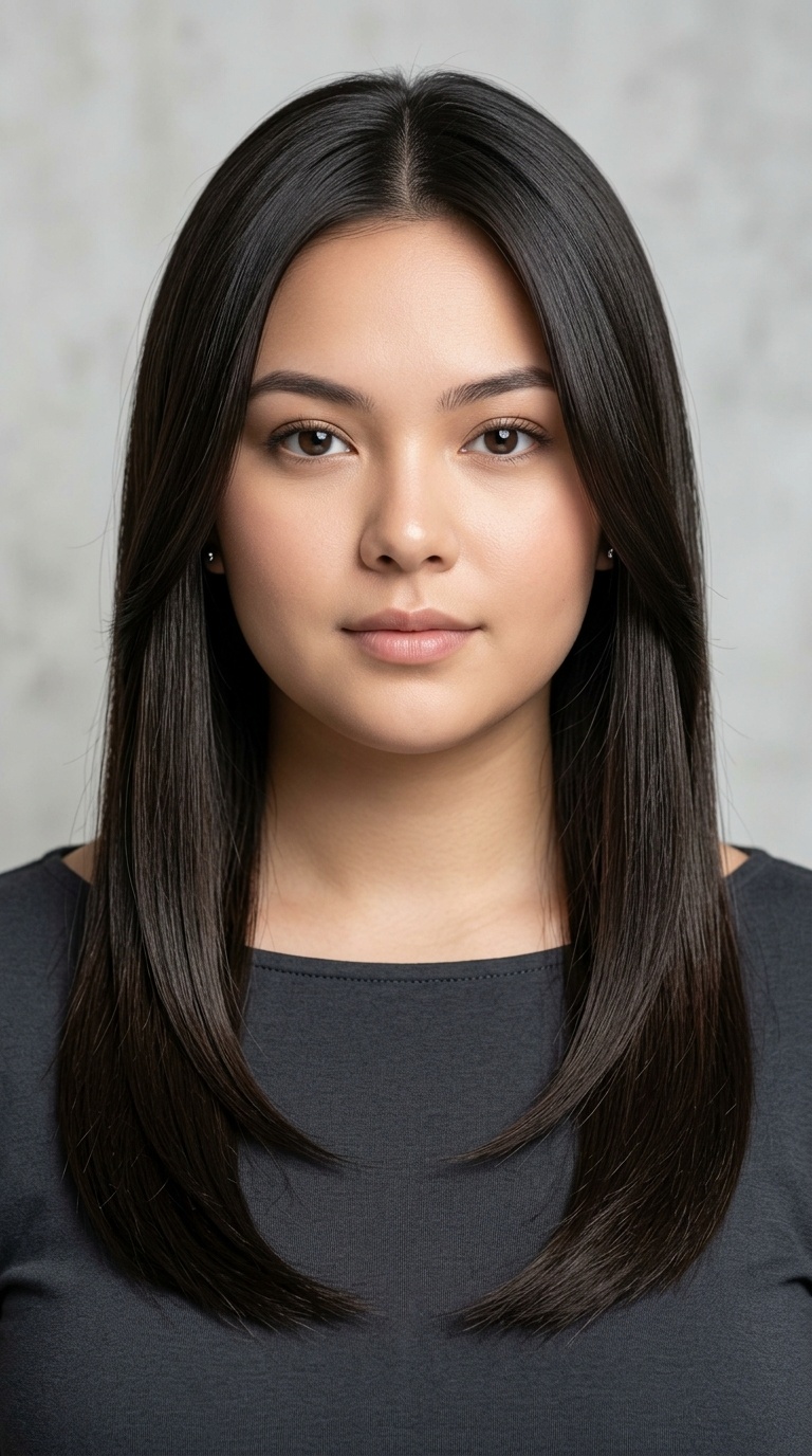 Sleek Straight with Tapered Ends