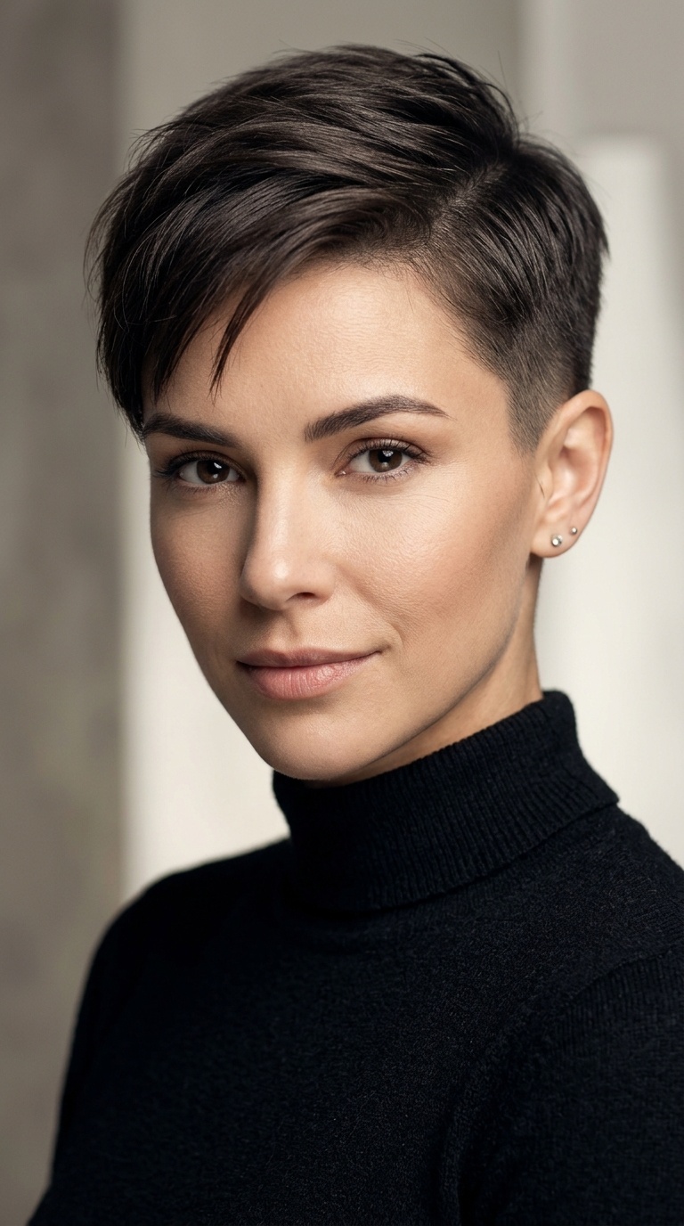 Sleek Undercut Pixie
