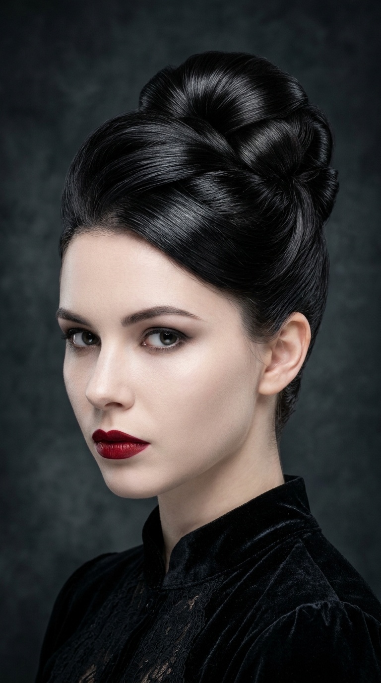 Sleek Vampire Updo