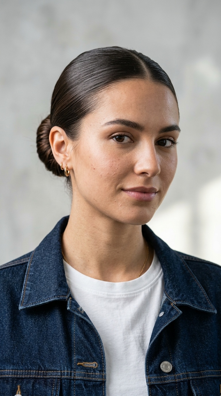 Slicked-Back Bun