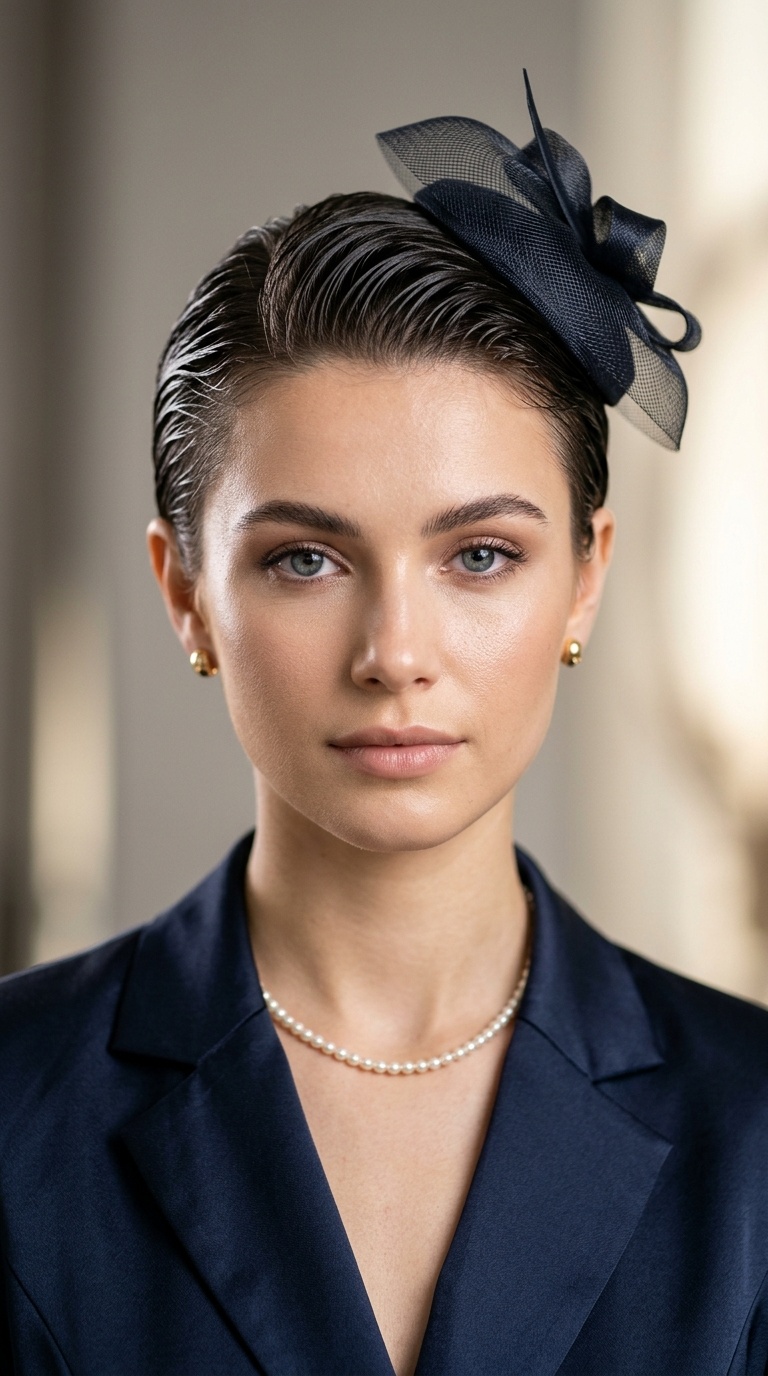 Slicked-Back Wet Look