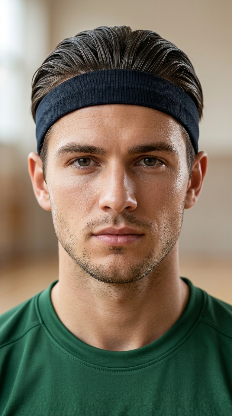 Slicked Back with Headband