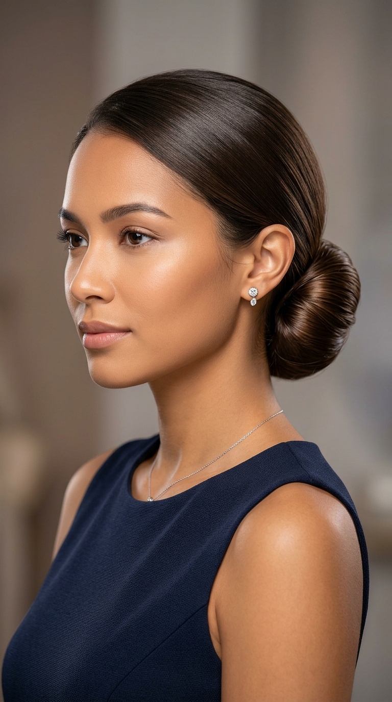 Smooth Low Chignon