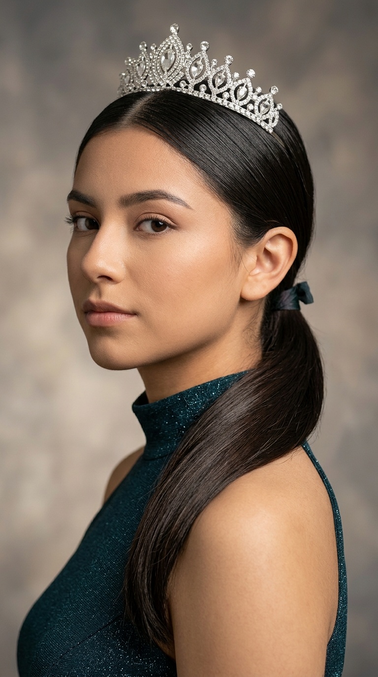 Smooth Low Ponytail