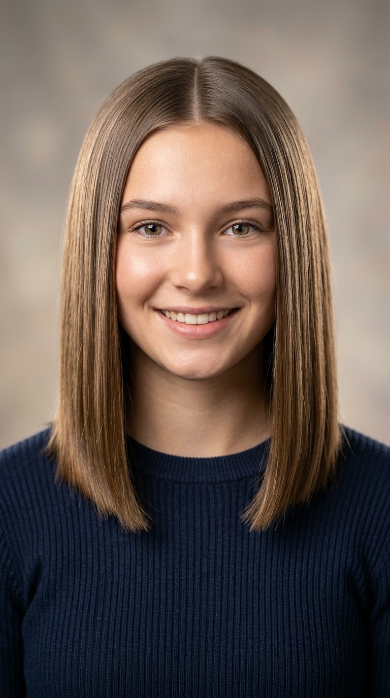 Smooth Straight Glass Hair