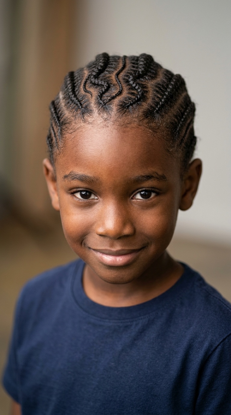 Snake Pattern Cornrows