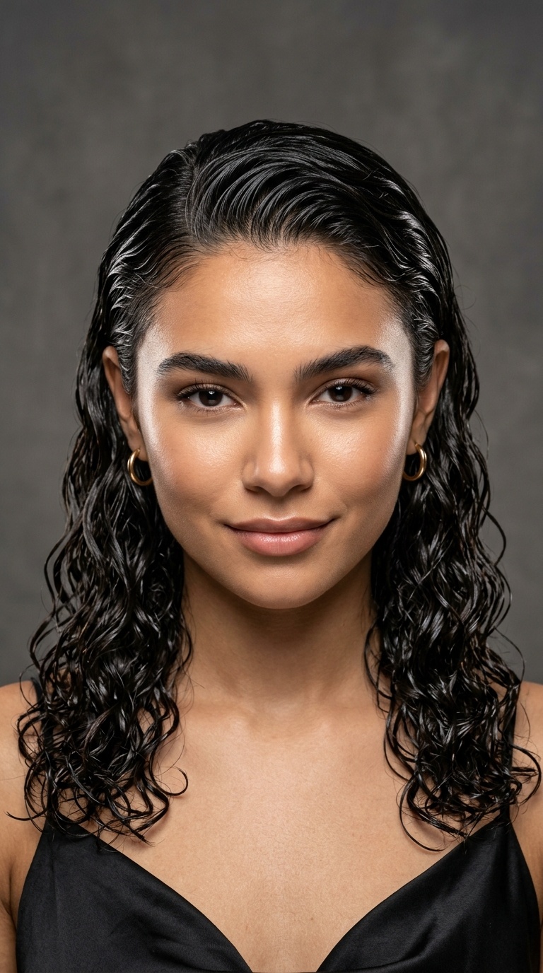Snatched Wet-Look Waves