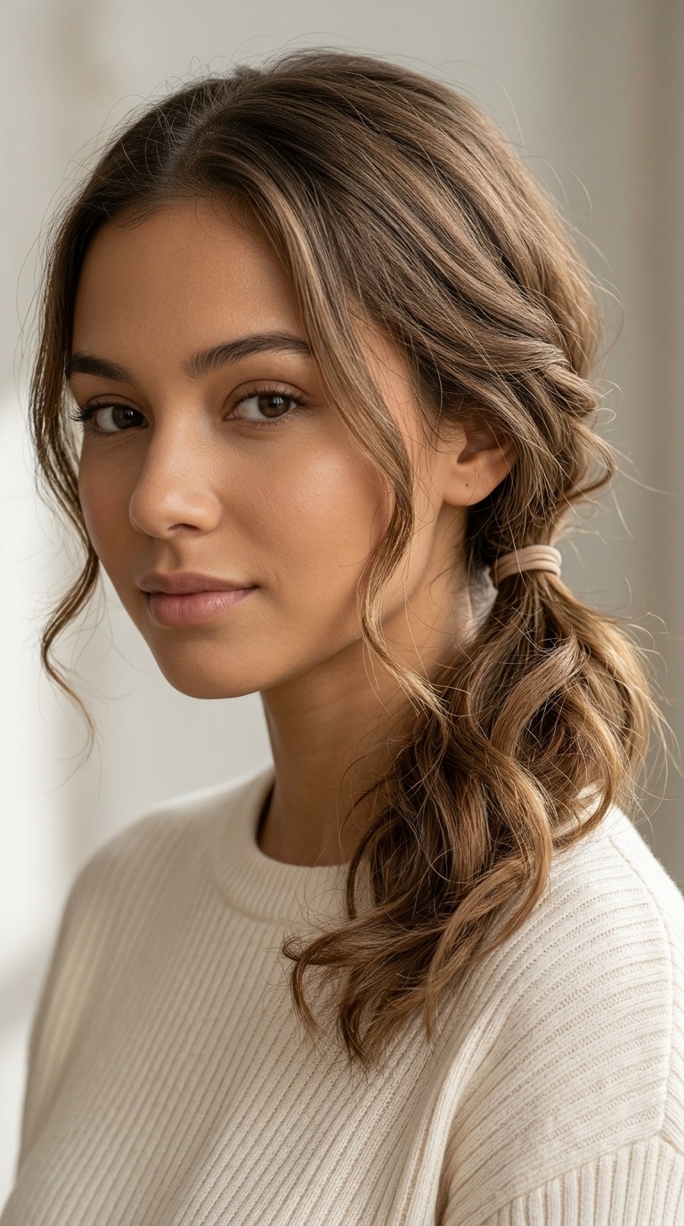 Soft Elastic Side Pony
