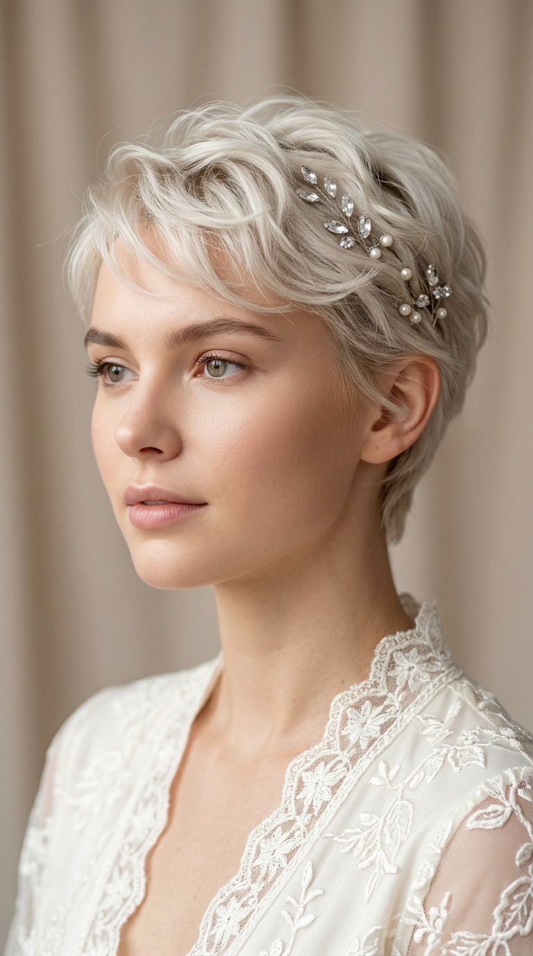 Soft Pixie with Embellishments