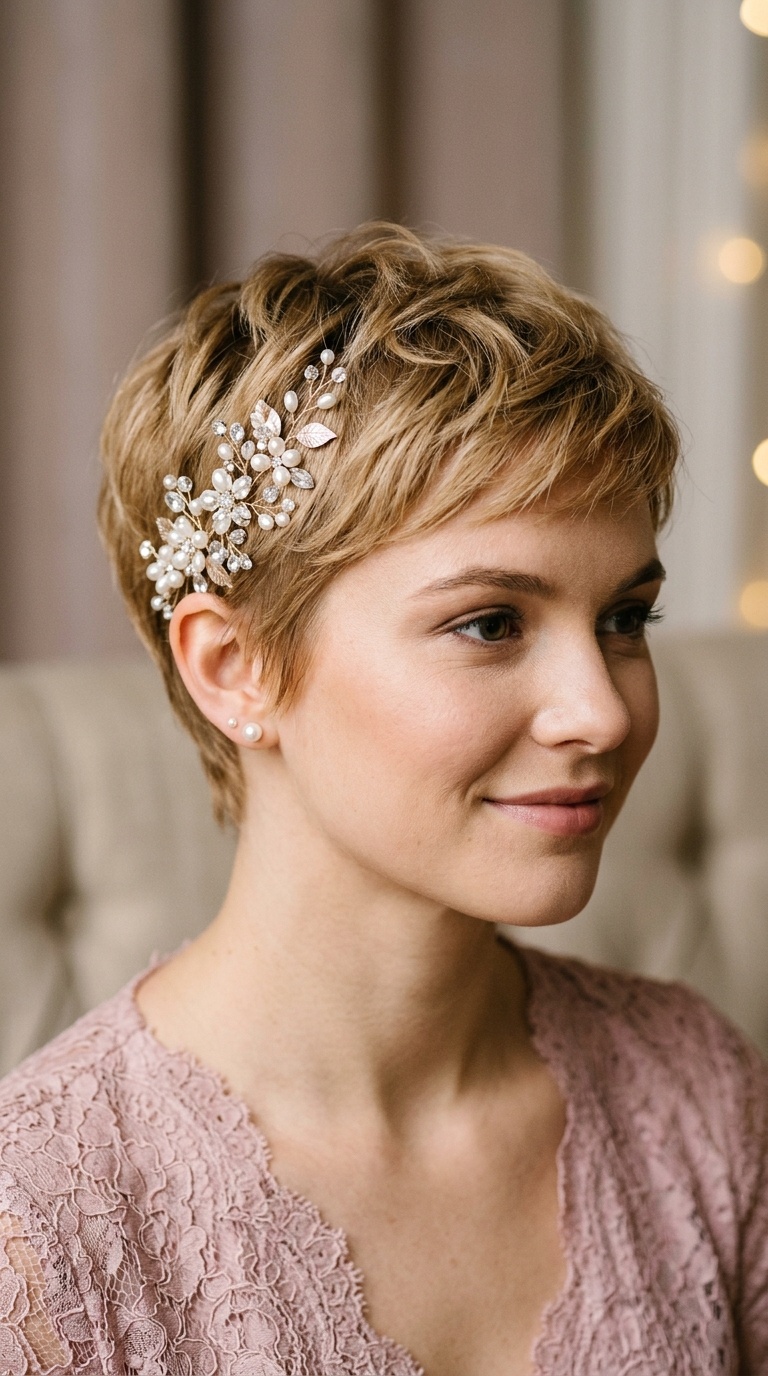 Soft Pixie with Embellishments