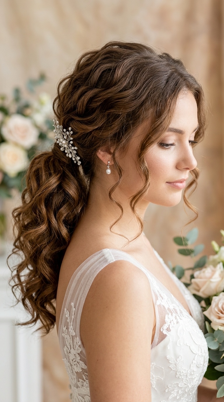 Soft Romantic Low Ponytail