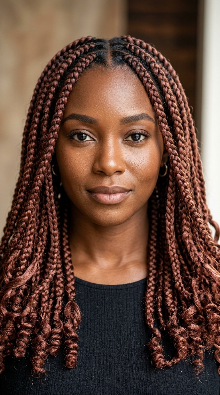 Soft Rosewood Passion Braids