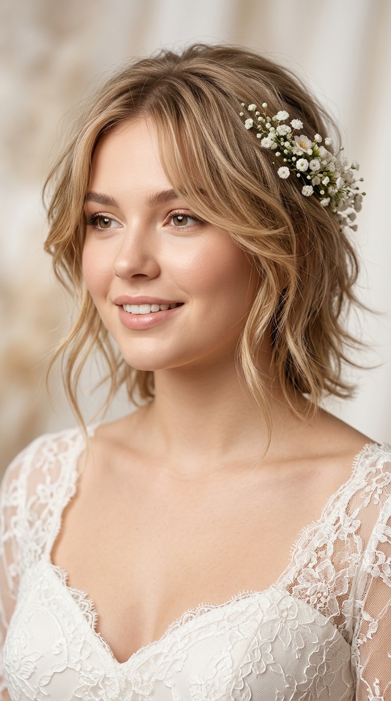 Soft Shag-Style Bridal Cut