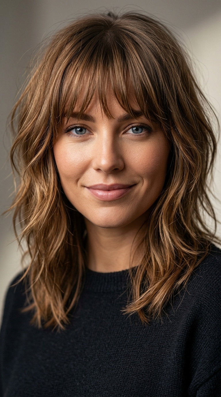 Soft Shag with Bangs