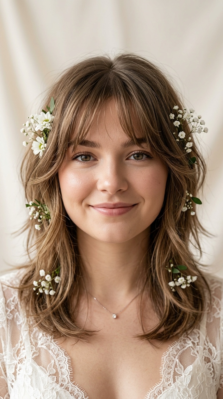 Soft Shag with Floral Accents