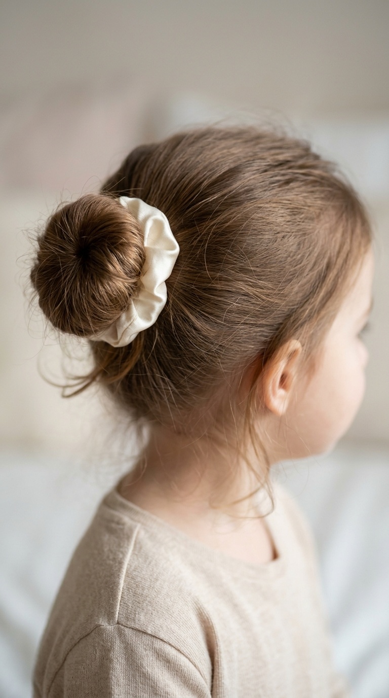 Soft Silk Scrunchie Bun