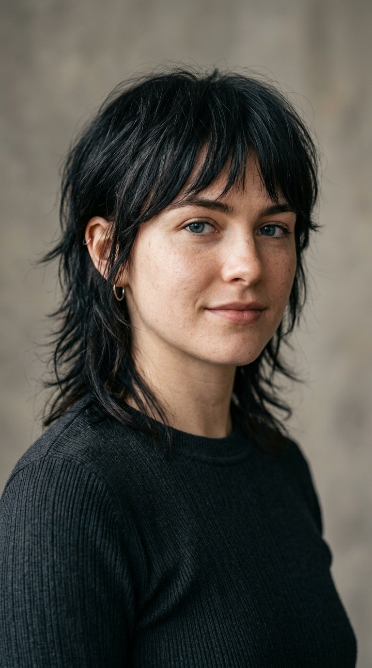 Soft Wispy Mullet
