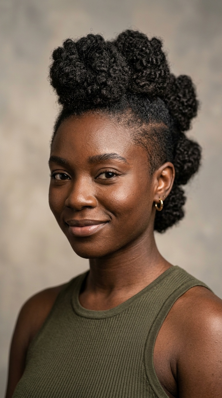 Space Bun Mohawk (Frohawk)