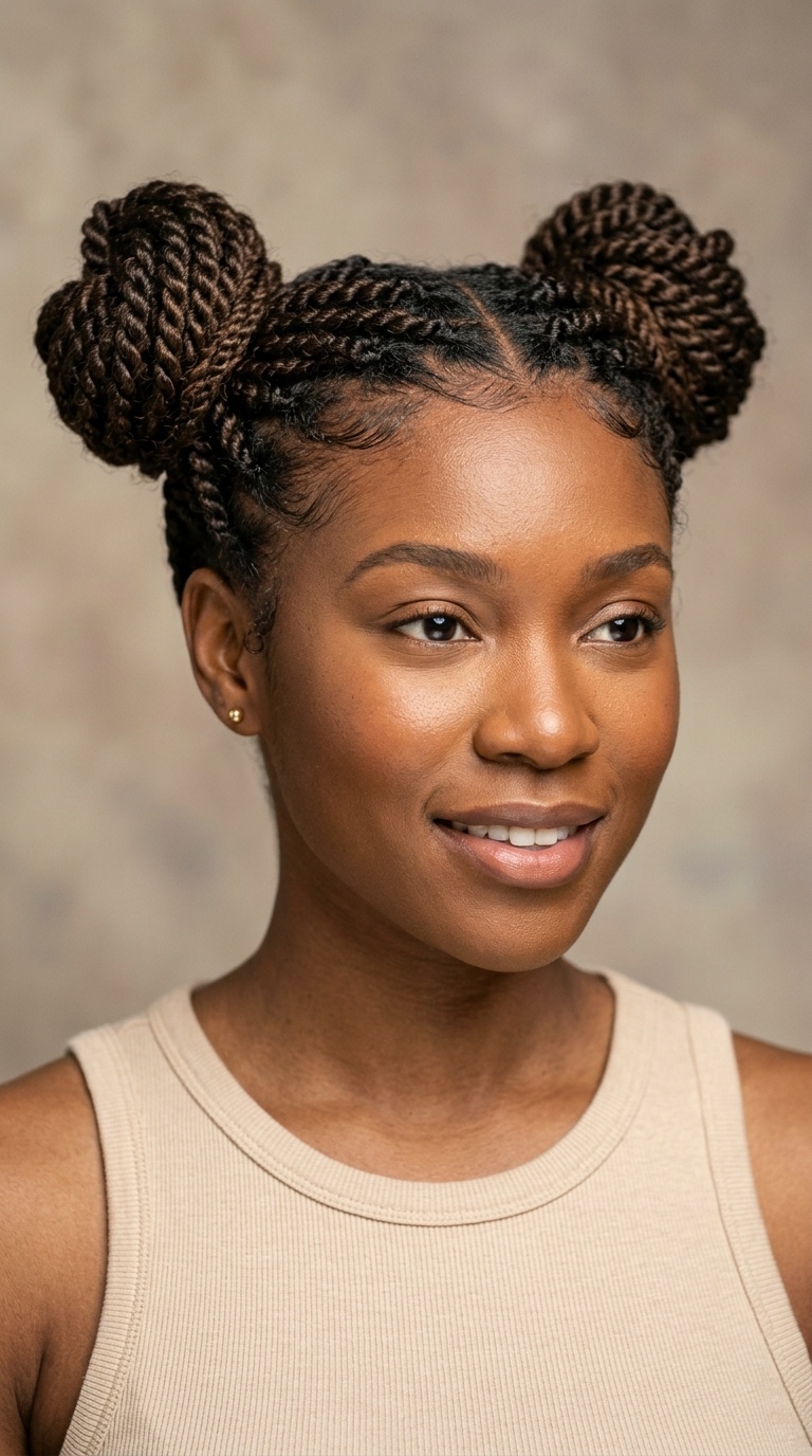 Space Bun Twists