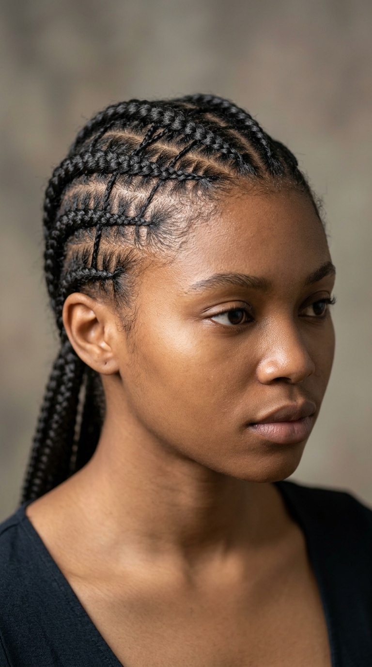 Spider-Web Pattern Braids