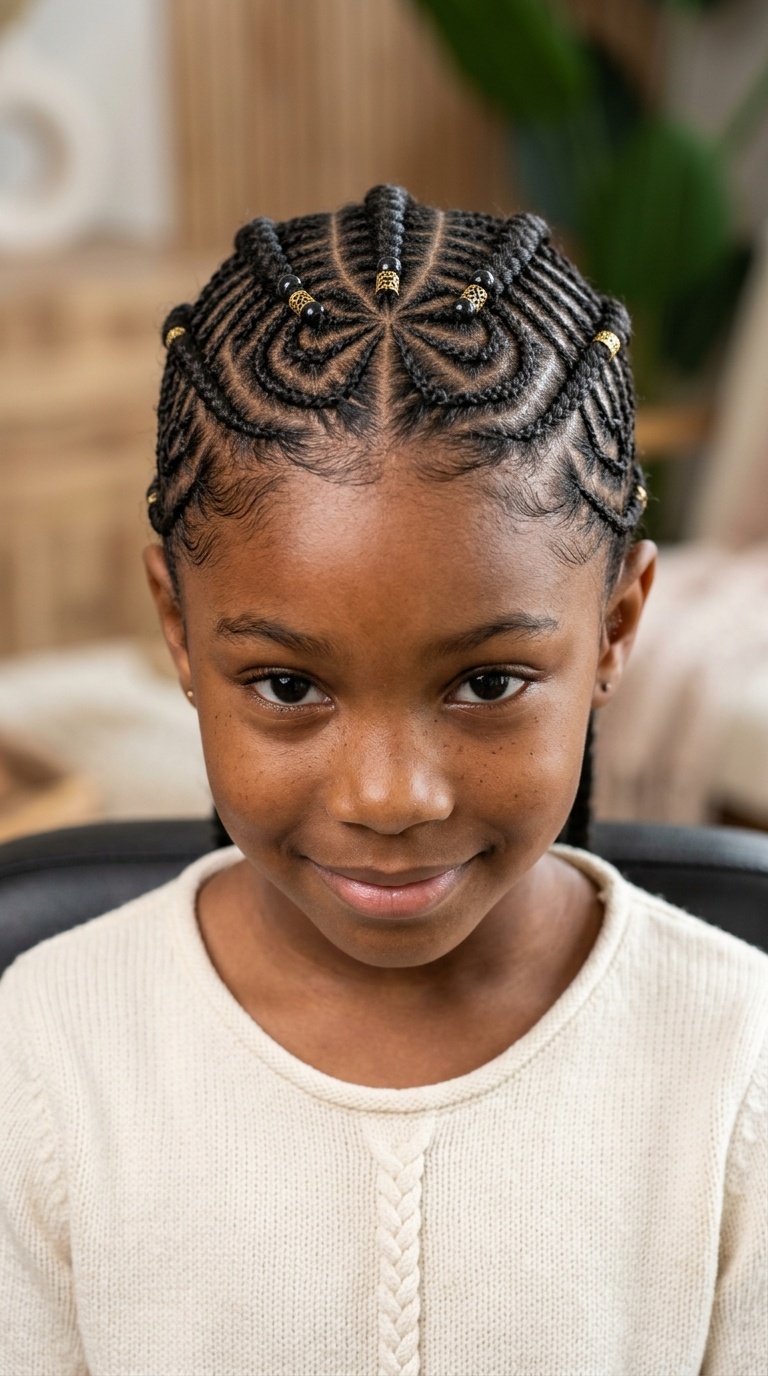 Spider Web Pattern Braids