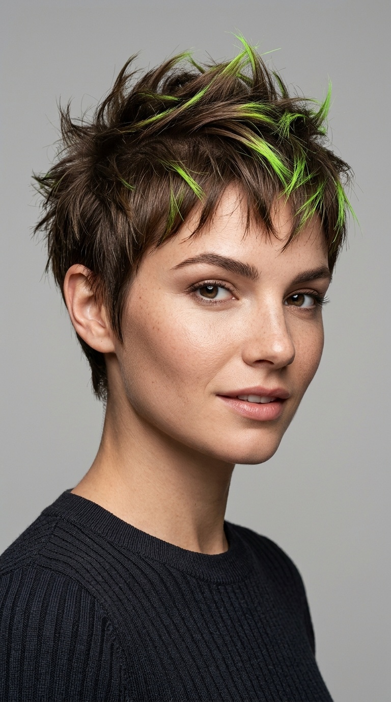 Spiked Ends with Neon Accents