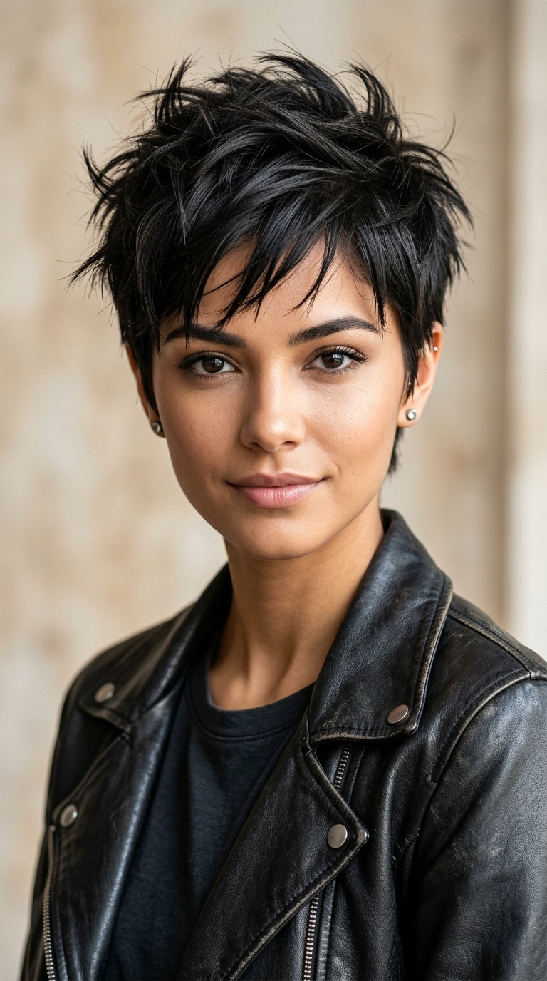Spiky Punk-Inspired Pixie