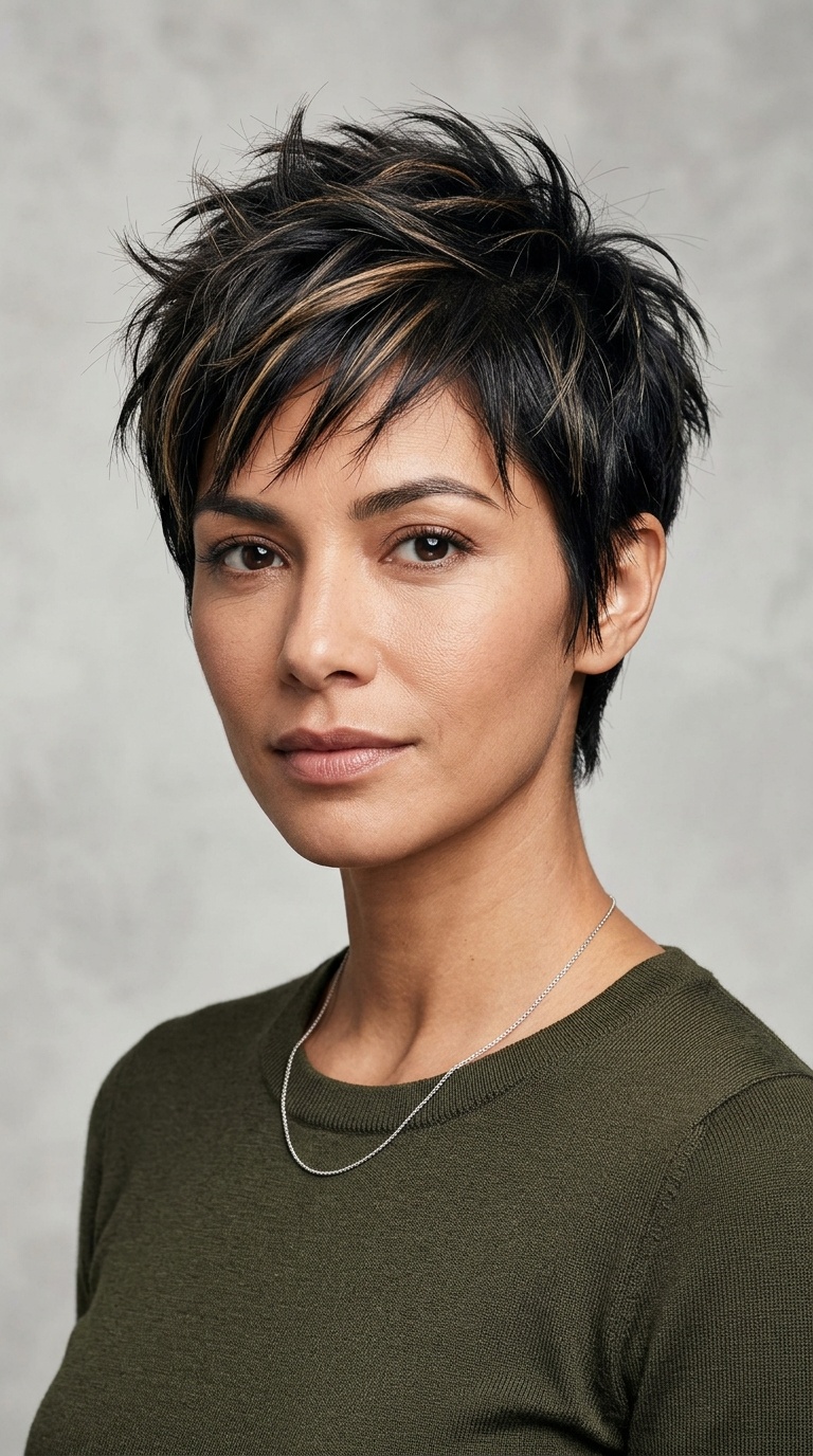 Spiky Tapered Pixie
