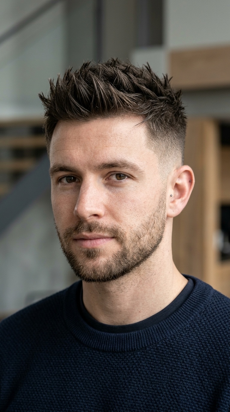 Spiky Texture with Mid Taper