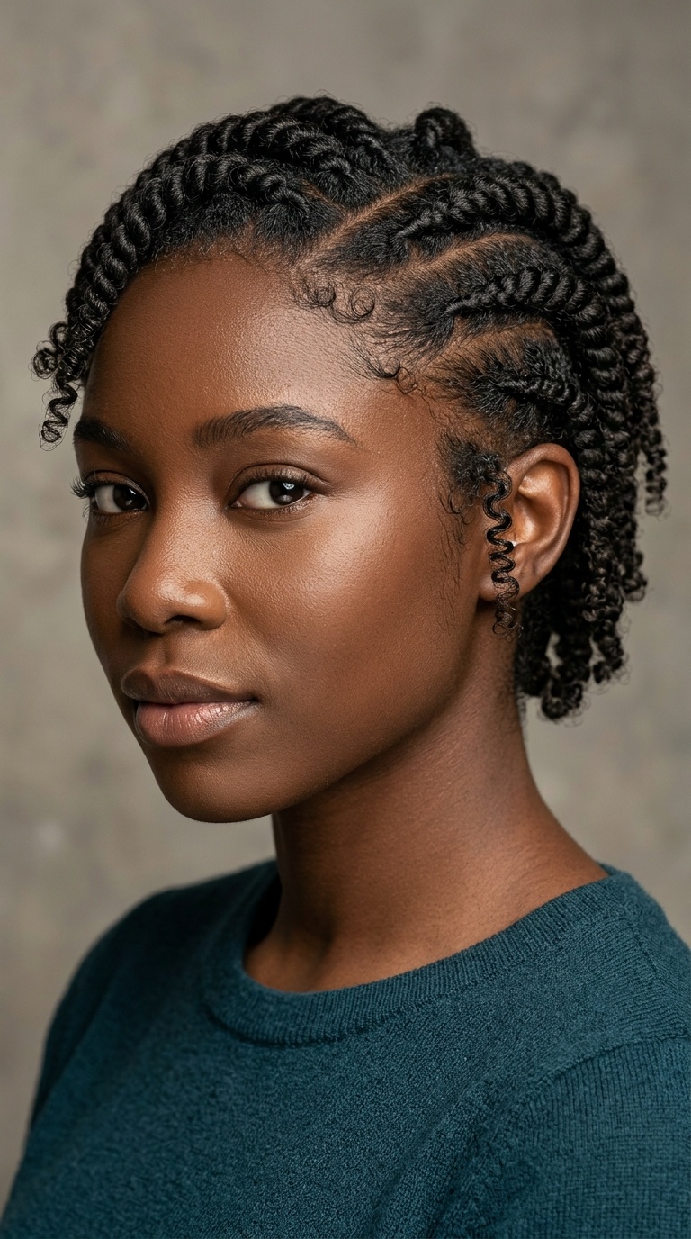 Spiral Flat Twists