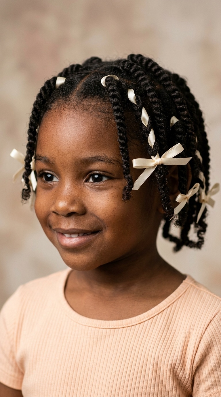 Spiral Twists with Ribbon Accents