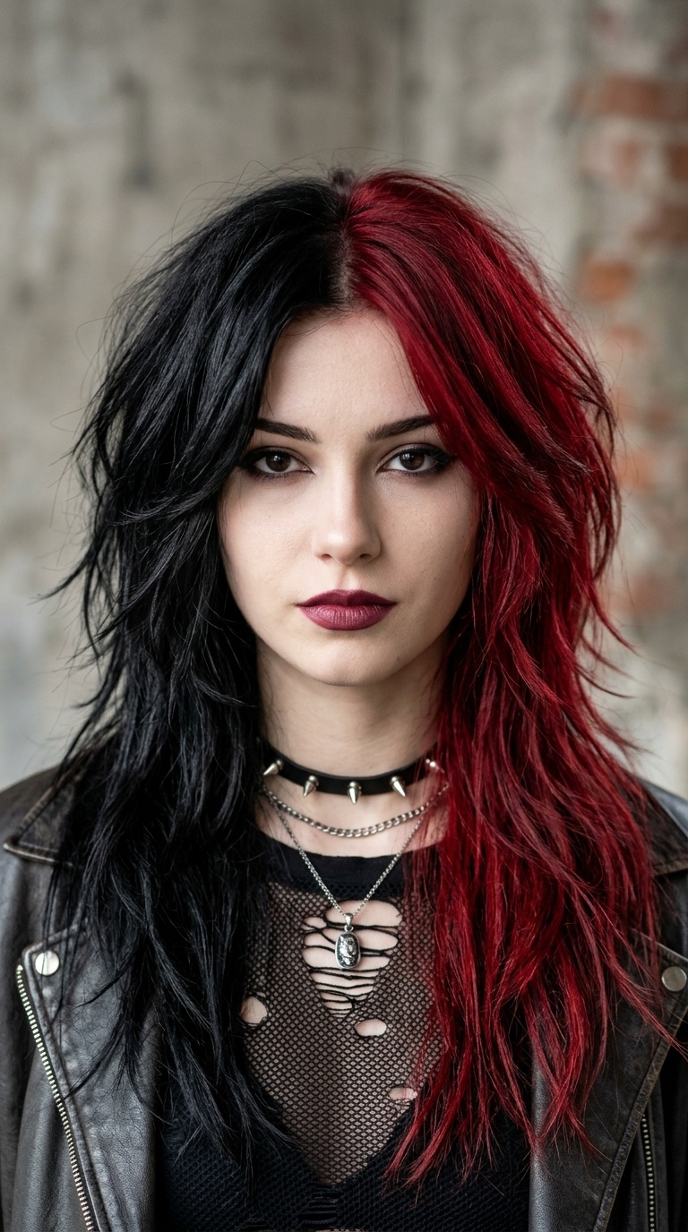 Split-Dye Gothic Layers