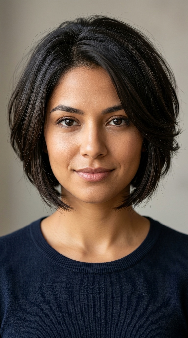 Stacked Bob with Graduated Layers