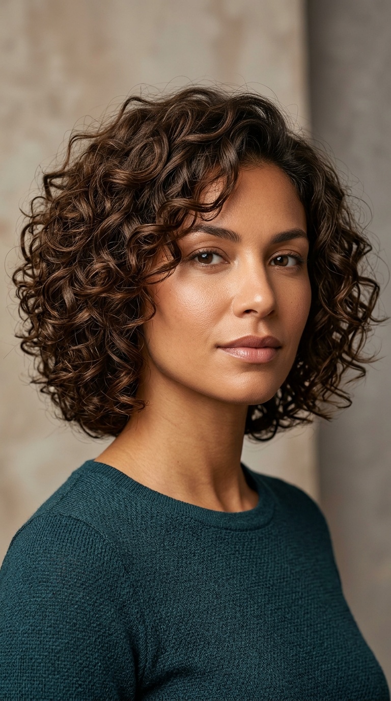 Stacked Perm Bob
